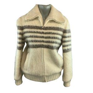 Vtg Hilda Ltd Wool Sweater Jacket Iceland